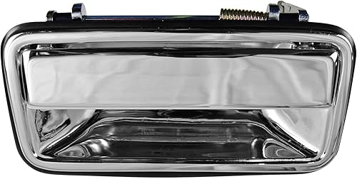 Miniatura 618 de TRQ Manija de puerta exterior delantera izquierda plateada para el lado del conductor compatible con Nissan 370Z 2009-2017