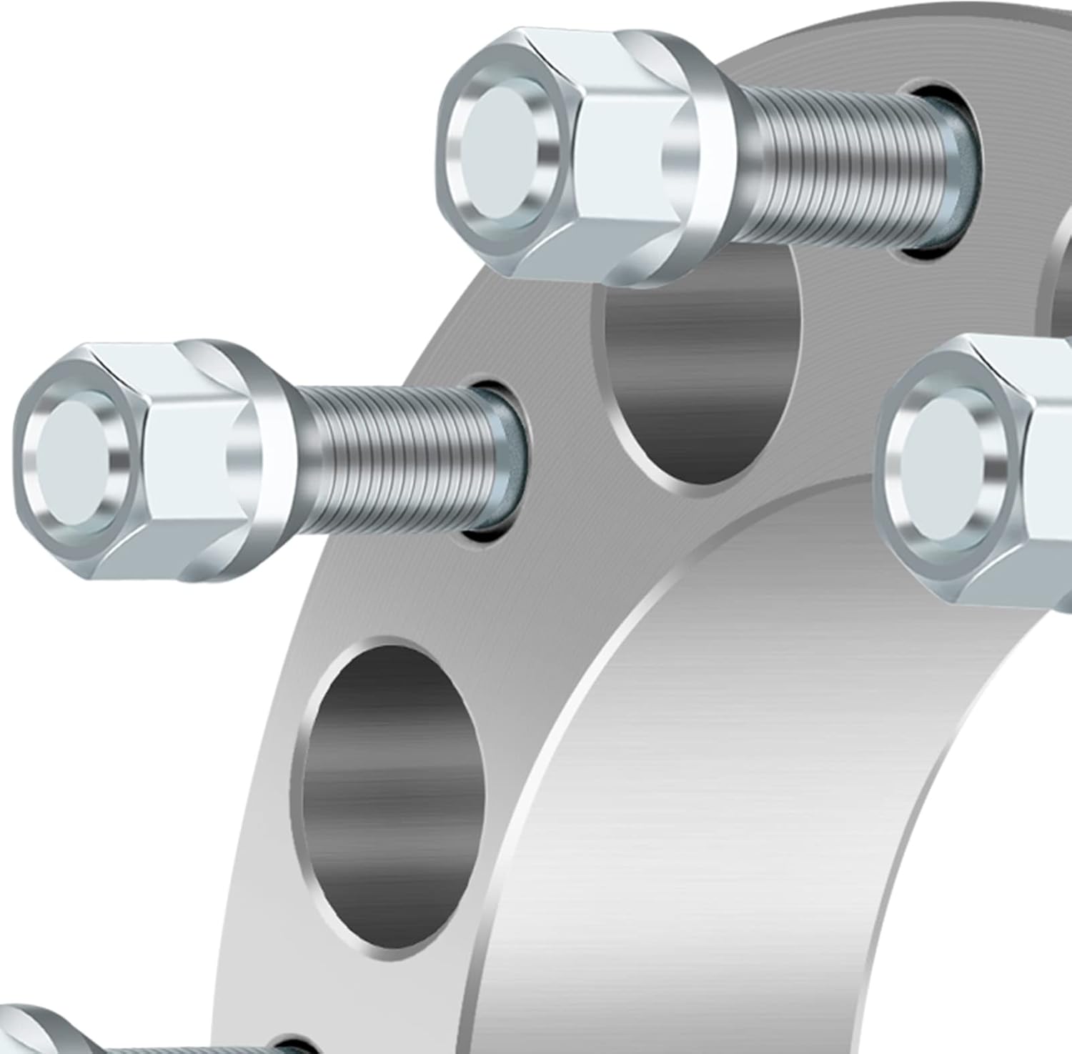 ECCPP 2PCS 8 lug Wheel Adapters Conversion 2inch change bolt pattern from 8x6.5 to 8x180 for Chevrolet Express 2500 3500 Silverado 2500 HD 3500HD for Sierra 2500 HD-Only Work with 8x180 Wheels