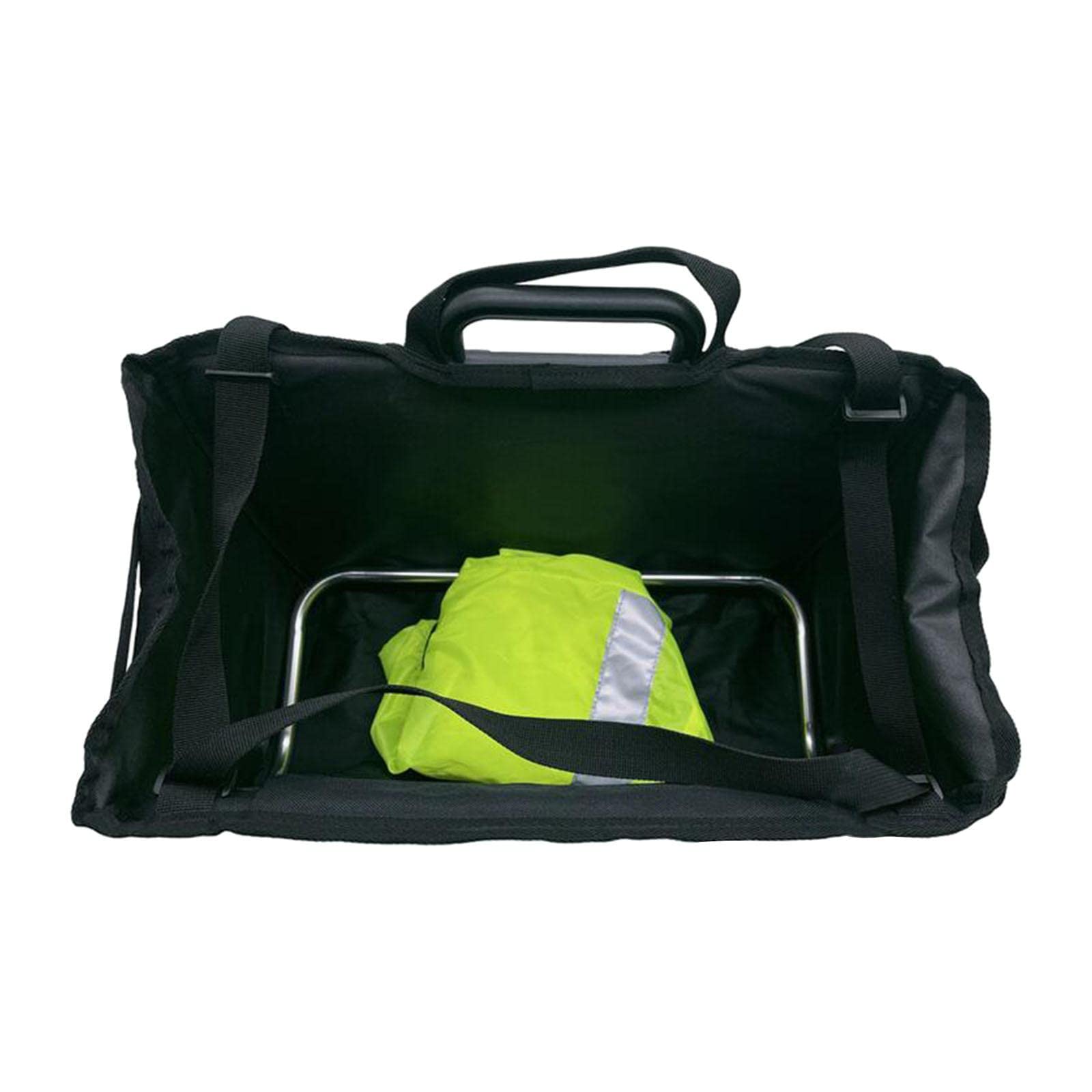 3 Stück Fahrrad Frontkorb Gepäckträgertasche Korb Rahmentasche mit Regenschutz aus Aluminiumlegierung Und Stoff für Einkaufen Outdoor