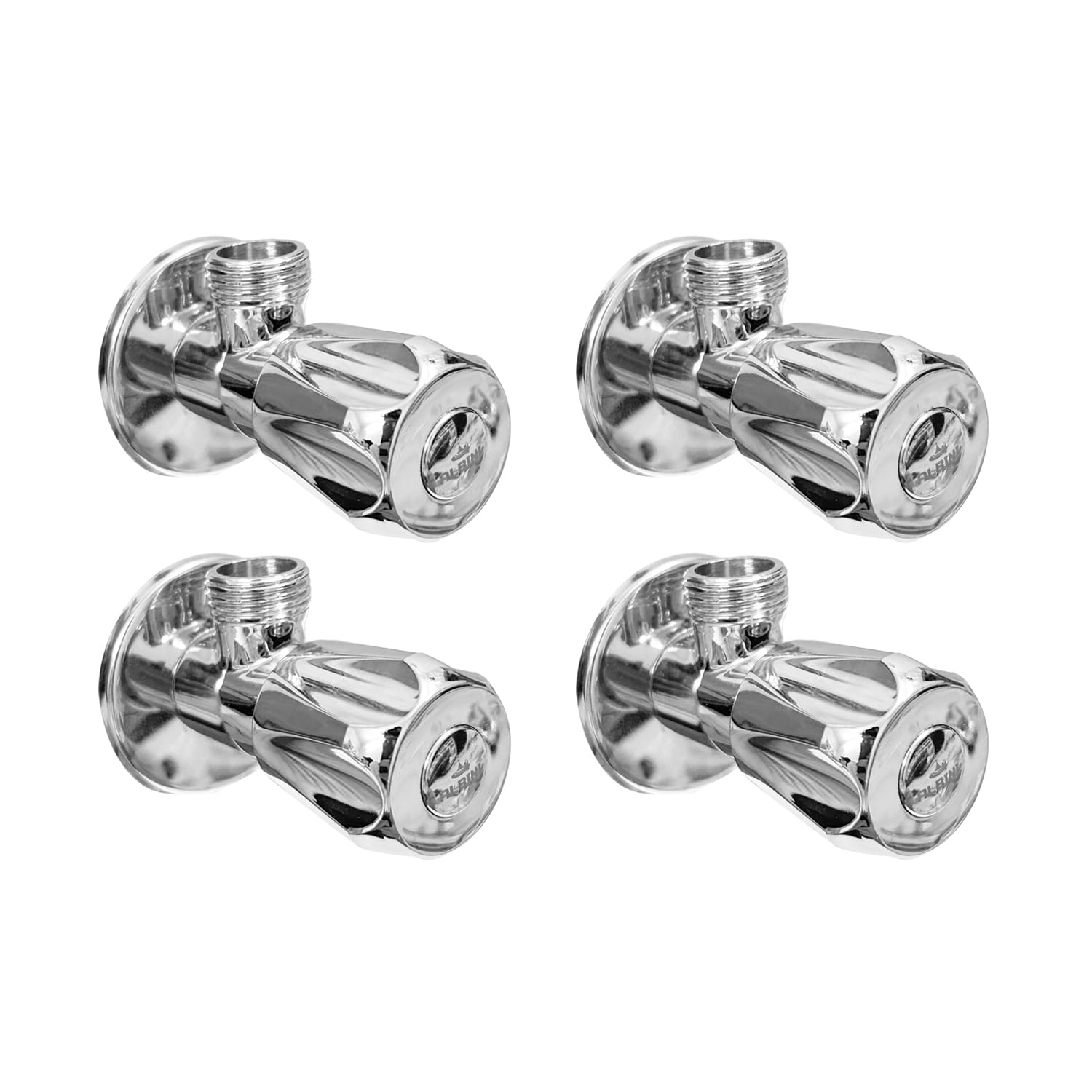 Albini Elegant Angle Valve Triangle Bathroom Mixer Water Tap Faucet Wall Mount Installation for Modern Bath Spaces (Pack of 4) (B0D3FGWJW6) Amazon Price History, Amazon Price Tracker