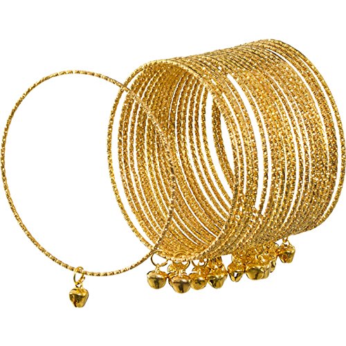 PARTY DISCOUNT Armreifen Set, 20 Stück mit Glöckchen