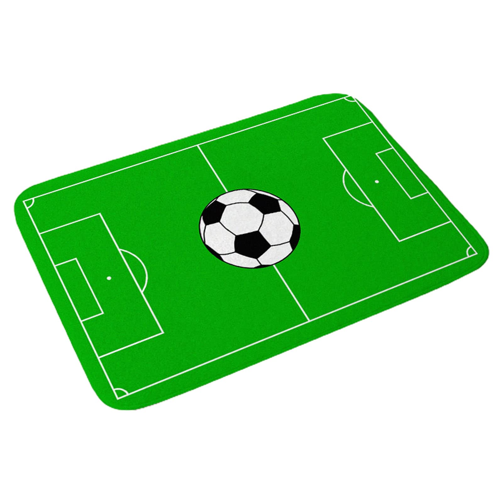 Tsophreniq Field Ground Floor Mat Decor Washable Rug Carpet Mat Flannel Anti-skid Entry Doormat Bedroom Carpets Football Field Doormat
