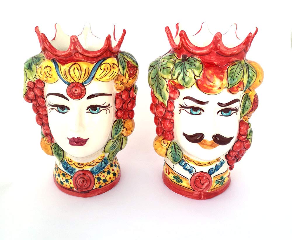 Pots en céramique de Caltagirone pour sublimer votre salon avec élégance