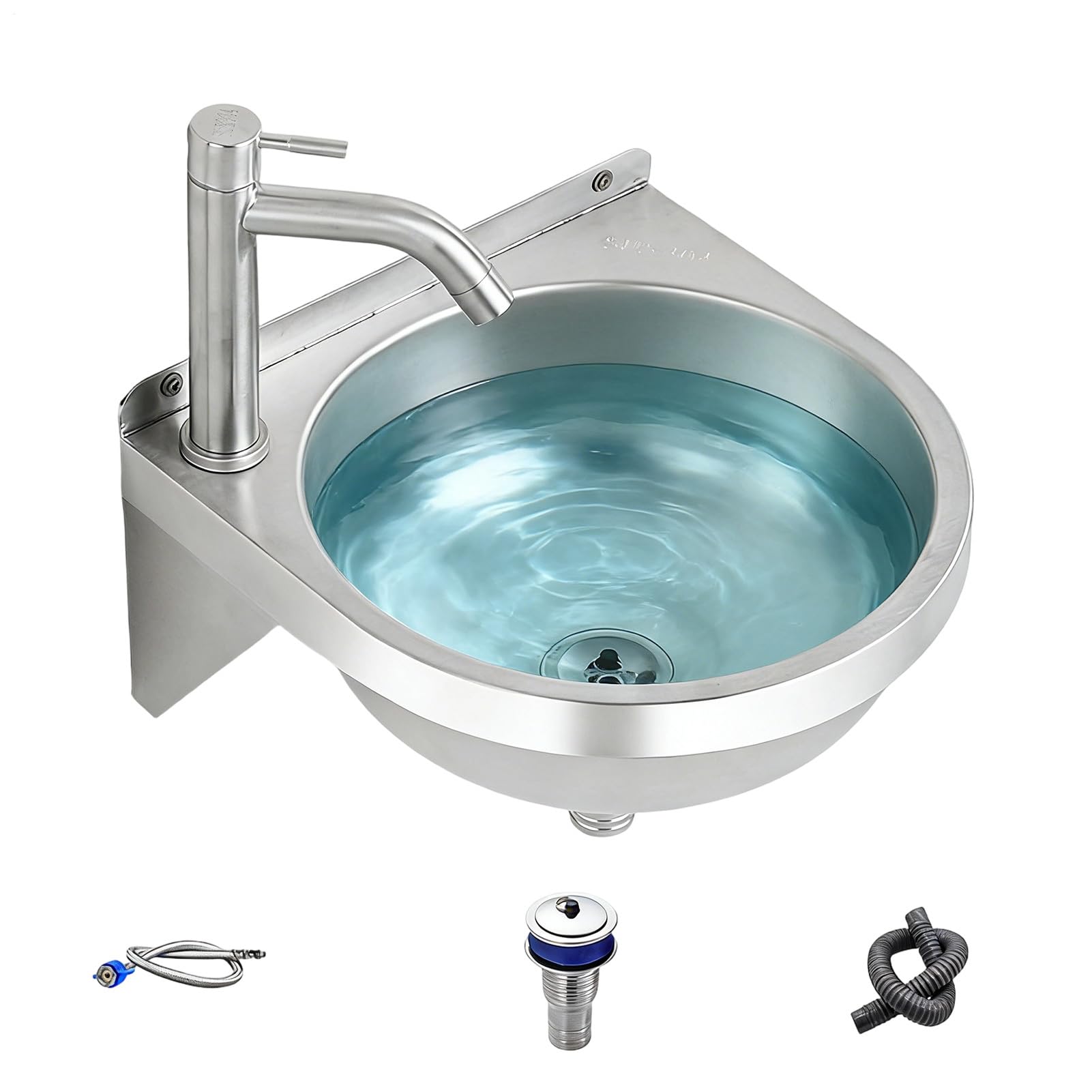 Lavabo da parete per bagno Lavabo a semicircolare per servizi igienici | per ristorante Per Bagno Servizi Igienici Toeletta Cucina Lavanderia Ristorante Casa Bar Hotel