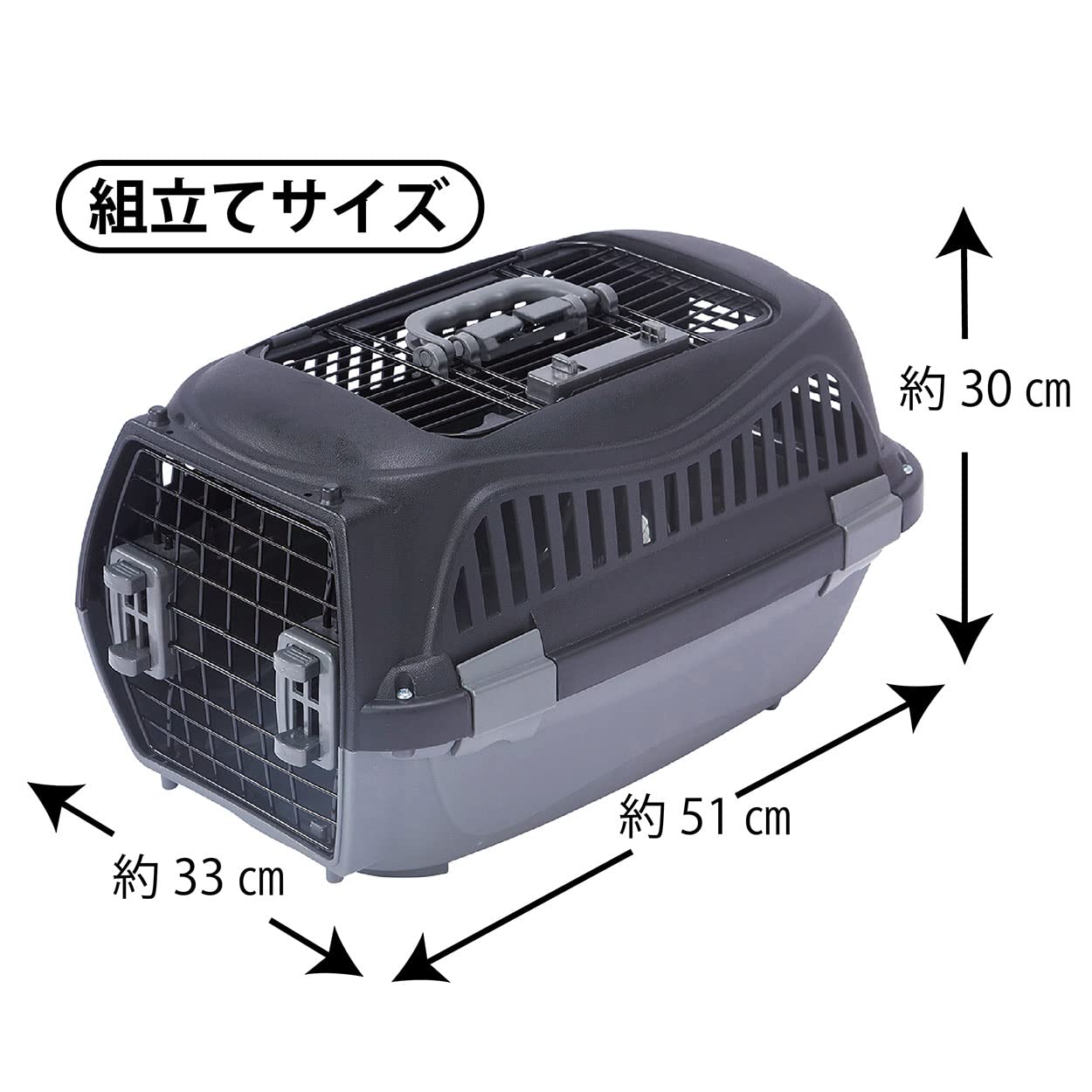 ペティオ2ドアスマイルキャリーＭサイズ ペティオ 2ドア スマイルキャリー ピンク M ( 1個入 )/ ペティオ