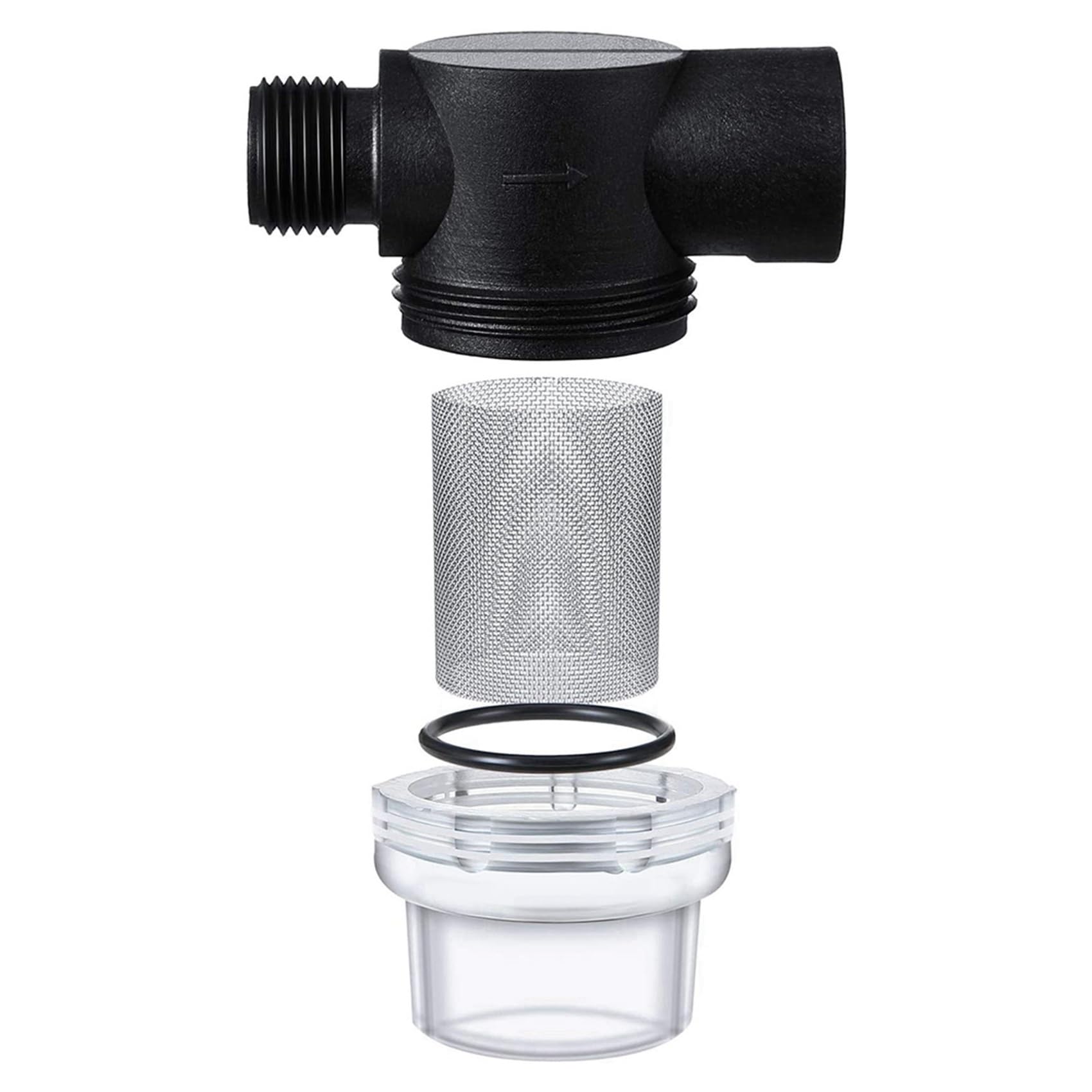 Tsudoku 3X Water Pump Strainer Filter, RV Replacement 1/2 Inch Twist-on Pipe Strainer Compatible with or Pumps - Image 2