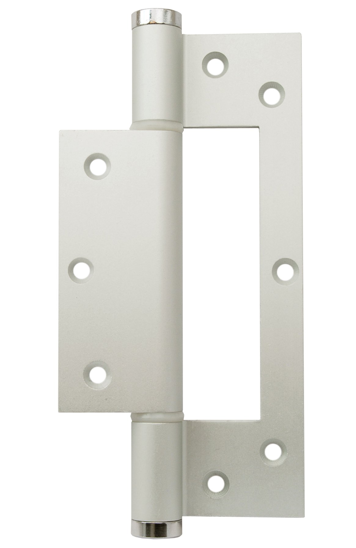 Bisagra De Muelle Simple Acción 120 Mm Plata - Cierre Automático Para Puertas | Pack De 2 Unidades | Acero Inoxidable | 500.000 Ciclos