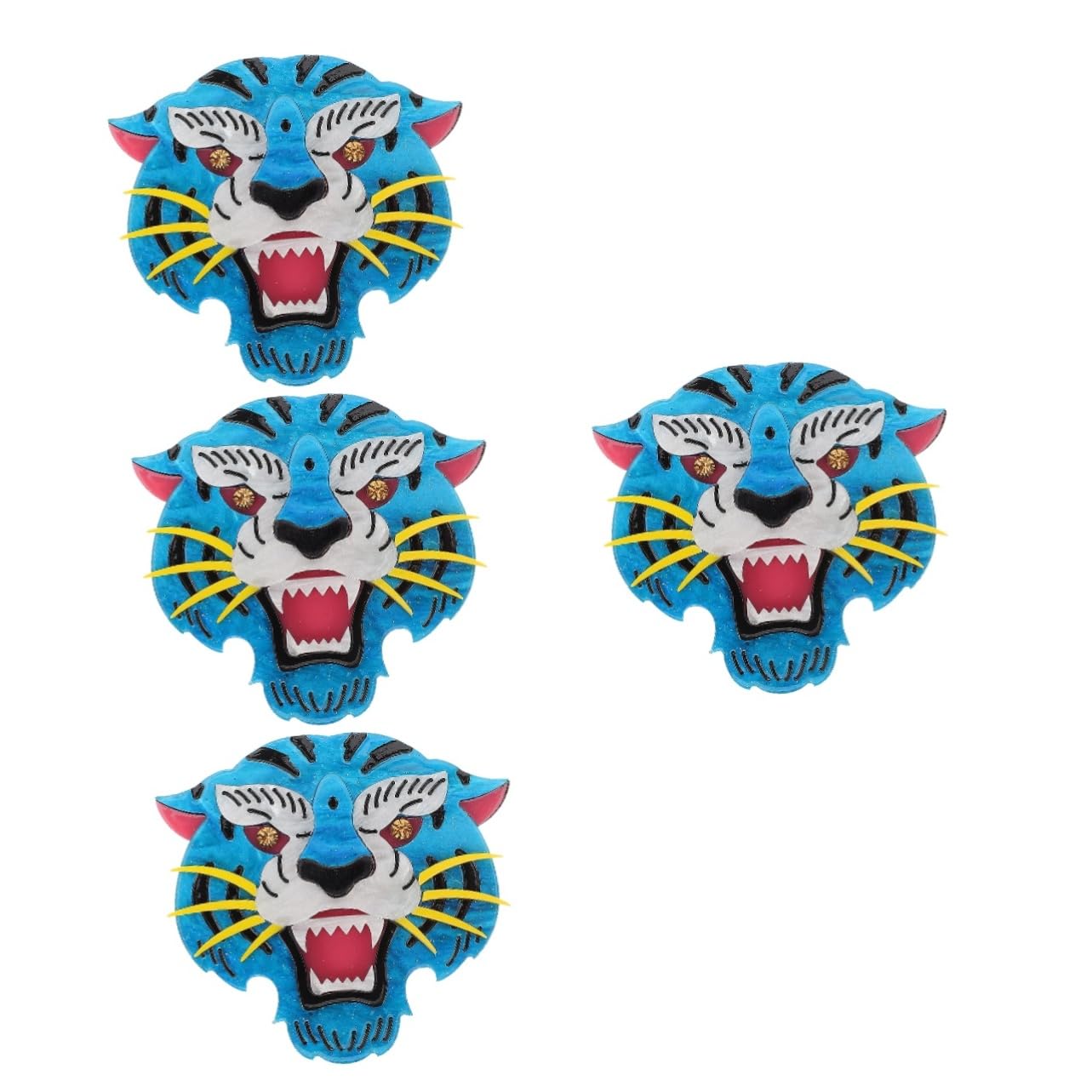 FRCOLOR Tiger Brosche Mädchen Taschenbrosche Anstecknadeln Taschenbrosche Für Frauen Anstecknadeln Rückseite Cartoon Süße Taschennadeln Pullover Clips Für Strickjacken