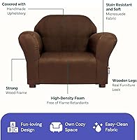 Vista 5 de Keet Roundy - Silla infantil de microgamuza, Marrón