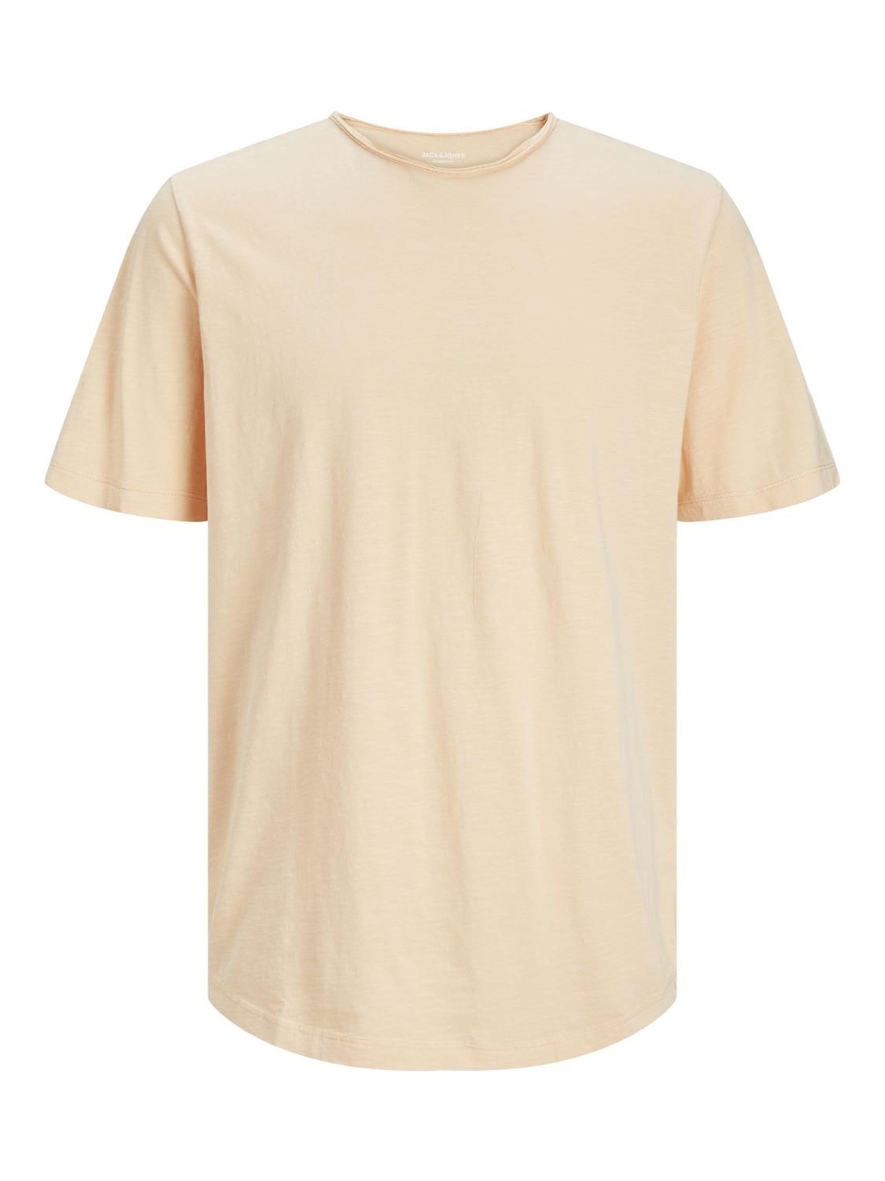 JACK & JONES Mens SS T-Shirt Apricot Ice L
