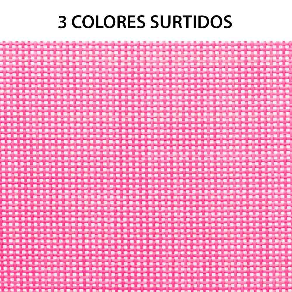 LOLAhome Silla de Playa Fija Plegable de Aluminio y textileno Rosa de 55x43x75 cm