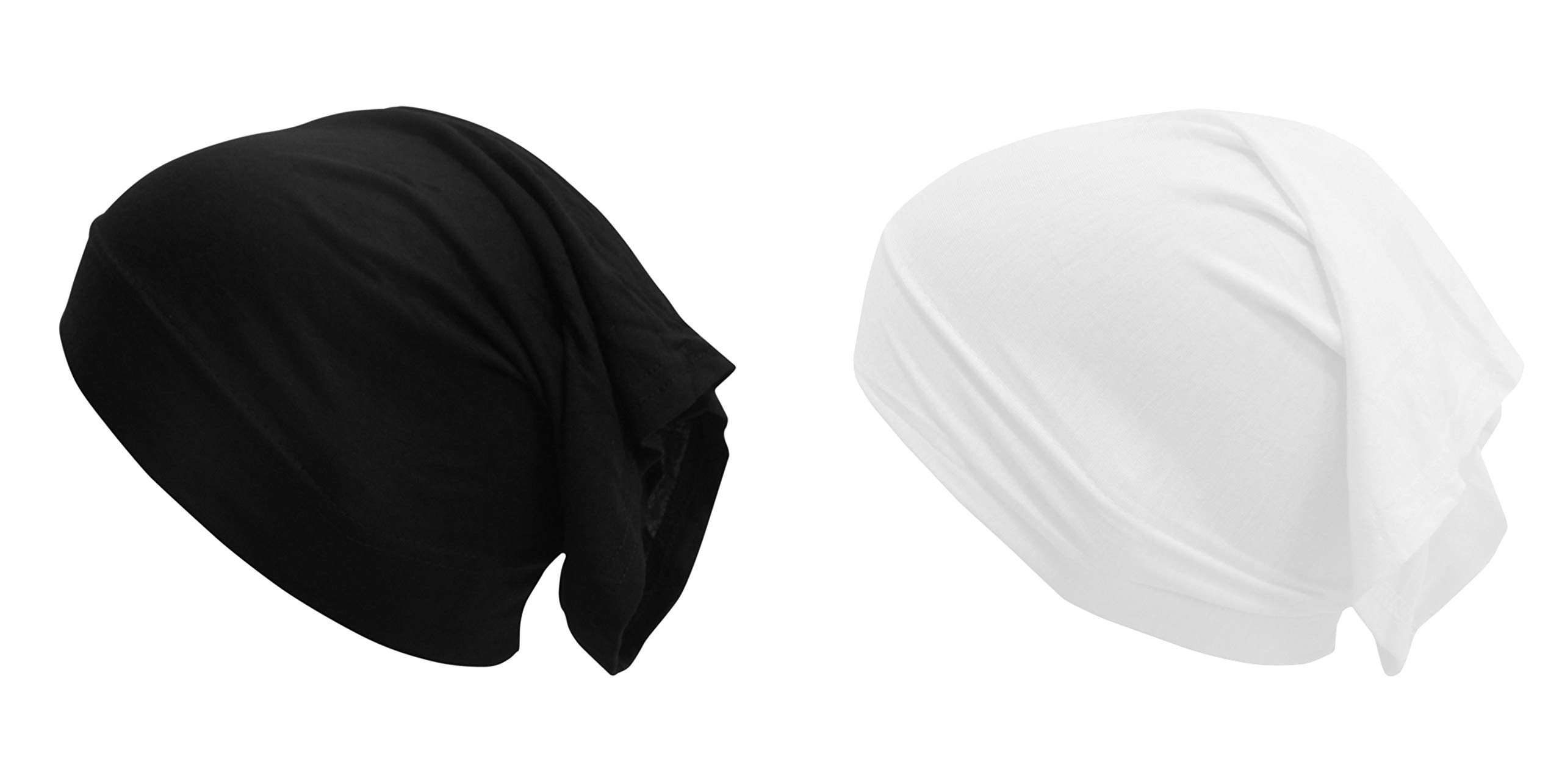 TheHijabStore.com Women's Stretch Under Scarf Convenient Bonnet Jersey Cap Head Wrap - Tube Hat Opens on 2 Ends