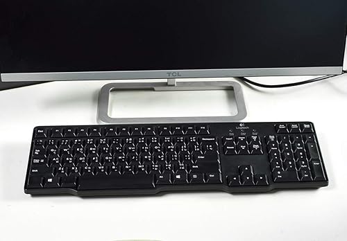 Vista 89 de Calcomanías de teclado inglés, paquete de 2 calcomanías de repuesto para teclado con fuente blanca sobre fondo negro, universales para computadora