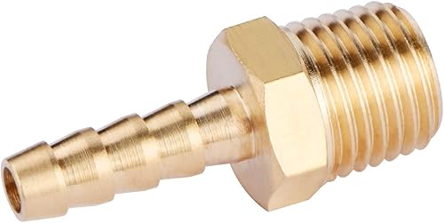 Miniatura 2 de U.S. Solid Colocación de manguera de latón, adaptador, púa de 14" x 14" NPT accesorios de tubería macho