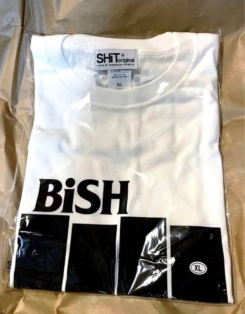 Amazon.co.jp: BiSH フラッグTシャツ ホワイト XLサイズ IDOLTee