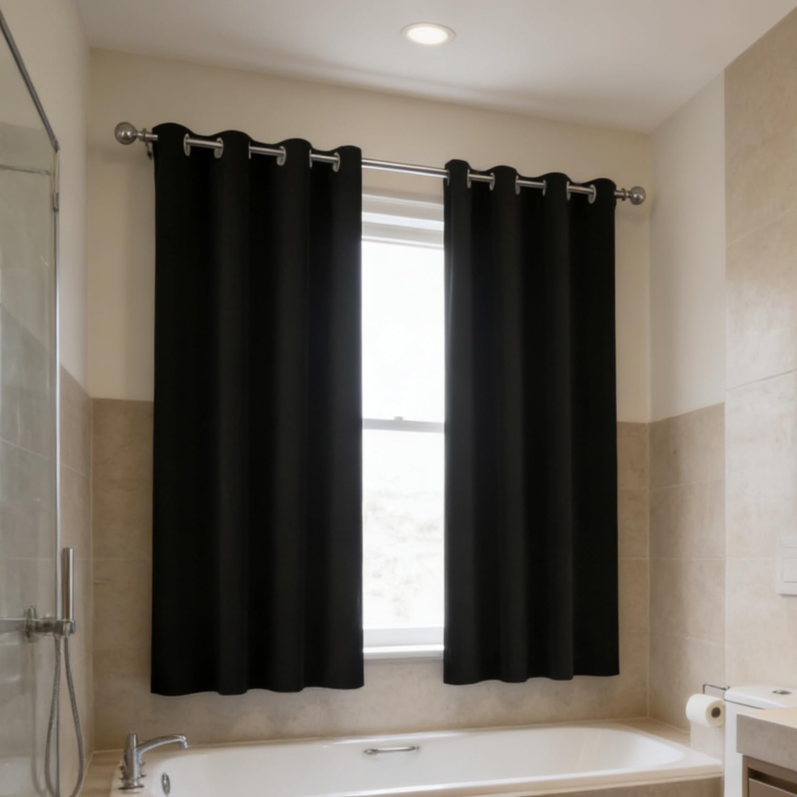 Rideaux anti froid et chaleur pour stopper le vis-à-vis et le bruit 85x75
