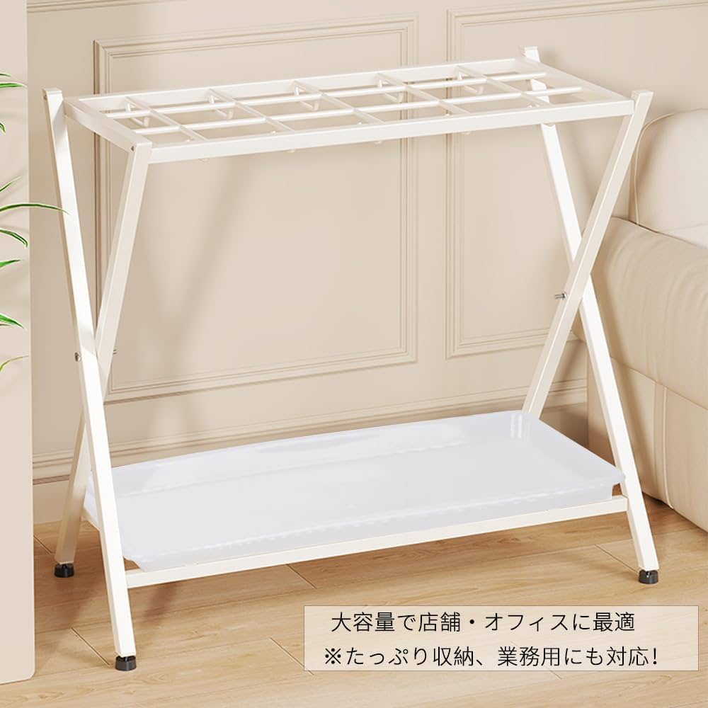Amazon｜Nagine 傘立て 業務用 大容量 28本収納 折りたたみ式