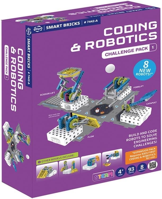 Gigo First Coding and Robotics Extension Pack for Kids, Purple