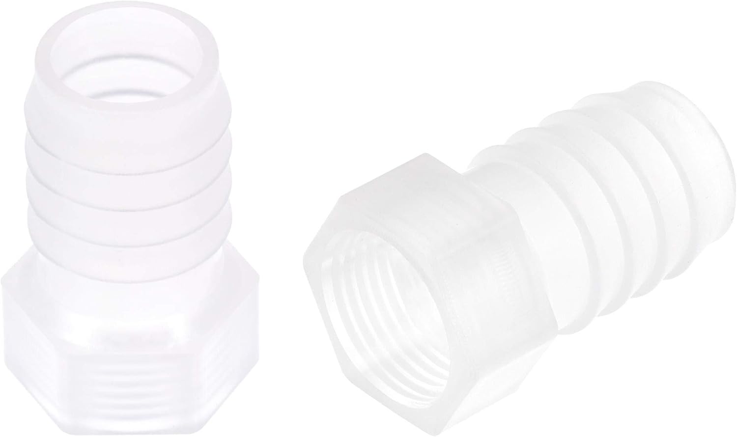 Uxcell 4mm Barb X G1/4 Female Thread Coupler - Polypropylene Hose Fitting Adapter (2Pcs)