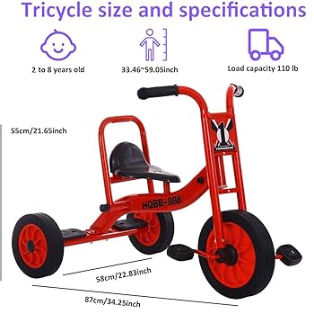 Amazon.com: Tricycle for Toddlers Age 3-6 Children's