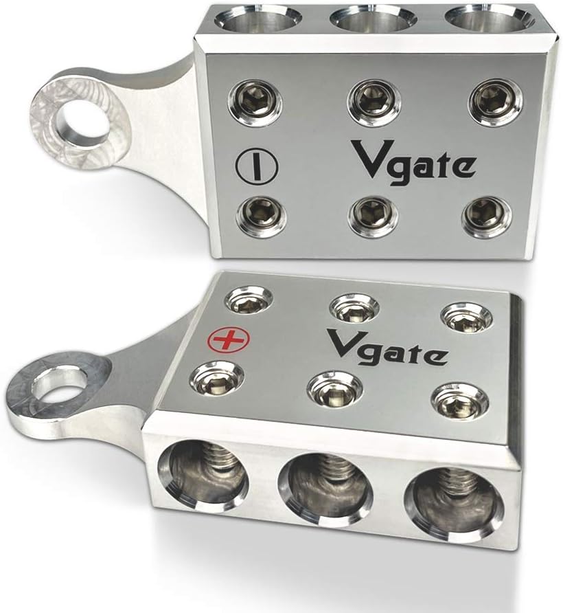 Buy Vgate 6x10 AWG Gauge Post Battery Terminals for Lithium or AGM Lead