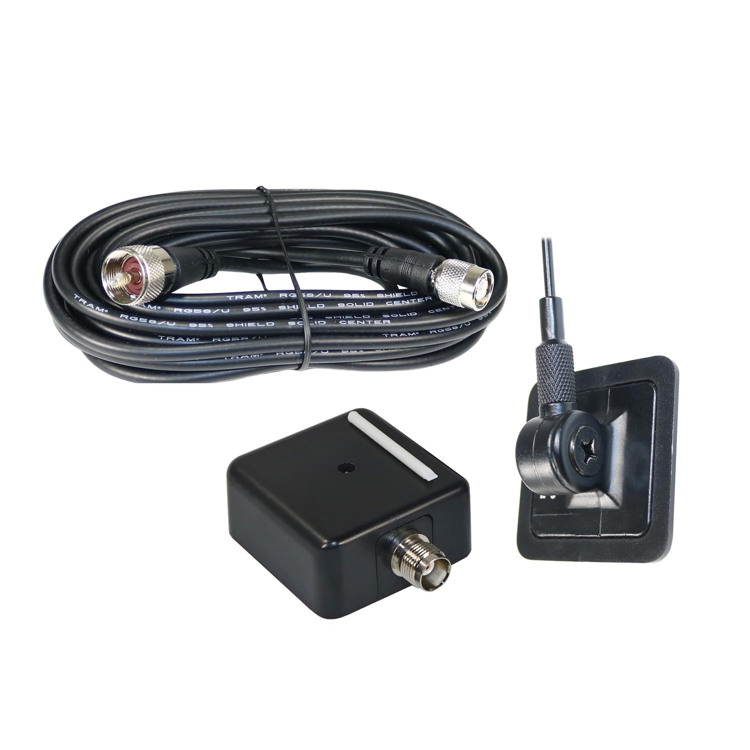 Tram Antena de Montaje de Vidrio 1189 con PL259 (150-158 MHz), 30 Pulgadas x 4.7 Pulgadas x 1 Pulgadas.