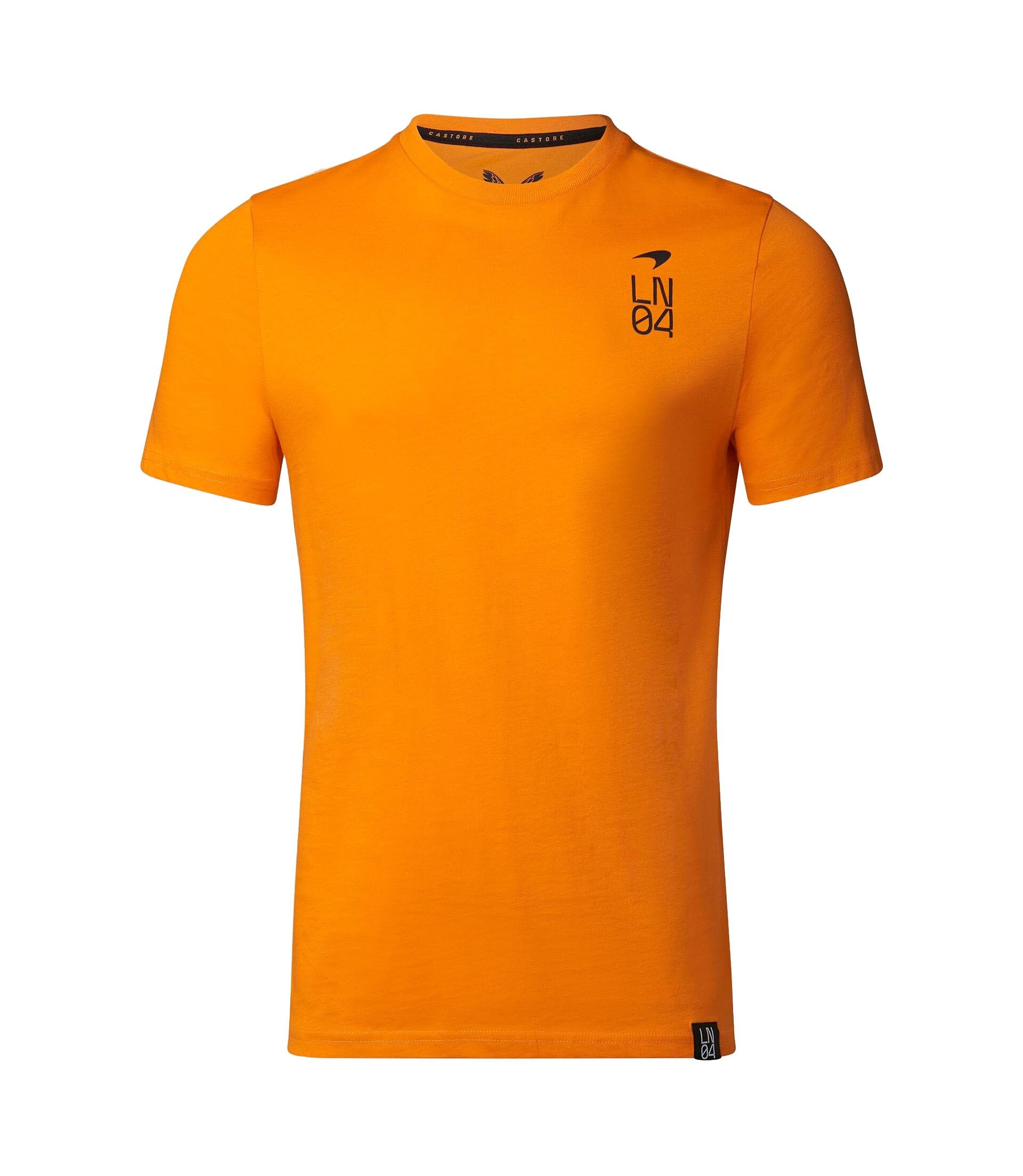McLaren Formula One Team - Official 2023 Formula 1 Merchandise - Core Fanwear Driver Essential Lando Norris T-Shirt - Papaya - Men's (M)