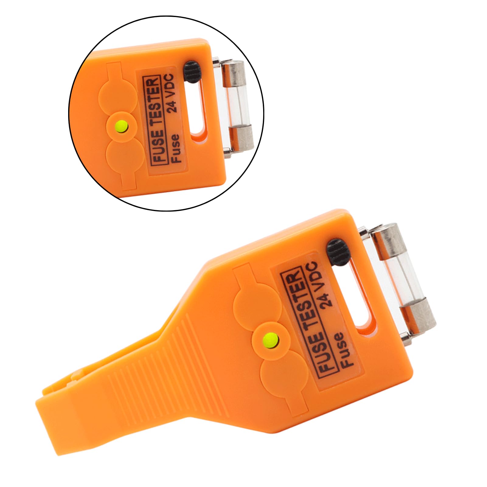 Jadeshay Fusibili Tester,DC 24V Auto Tester per Fusibile Automobilistica Multifunzionale Strumento La Rimozione dell'Estrattore di Fusibili per Fusibile di Mini Standard e Grandi con Indicatore LED