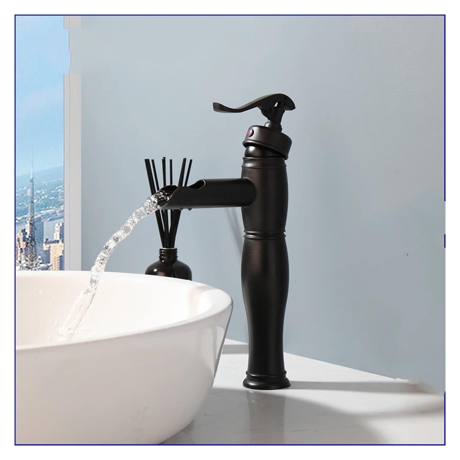 Robinet mitigeur de lavabo moderne et mitigeur évier de cuisine en laiton