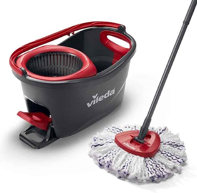 Vileda Turbo EWC Box, Microfibre, Mehrfarbig, 2-teiliges Set