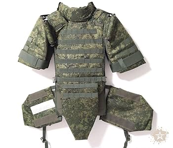 6b45 実物 ロシア軍6B45新モデル デジタルフローラ アーマー本体のみ 実物