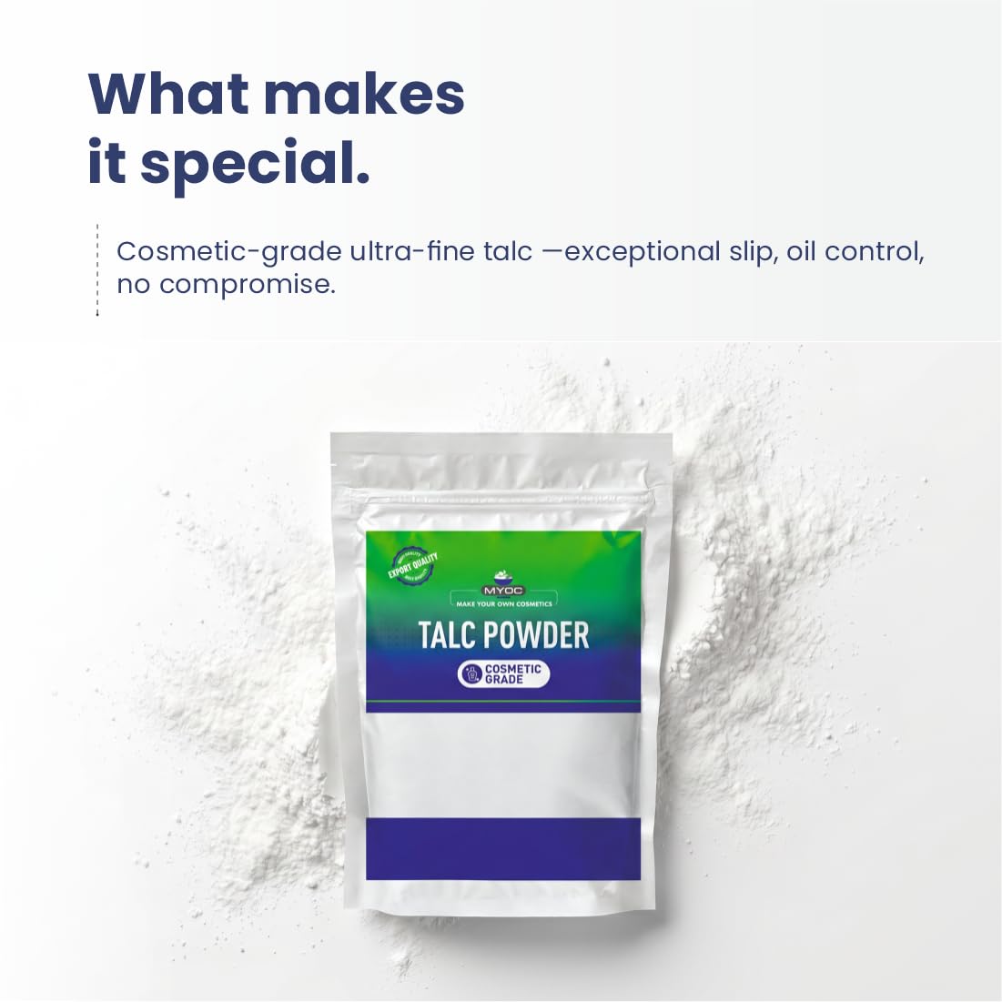 Poudre de talc - Qualité cosmétique - 453 g - Texture fine et lisse pour soins personnels et applications cosmétiques