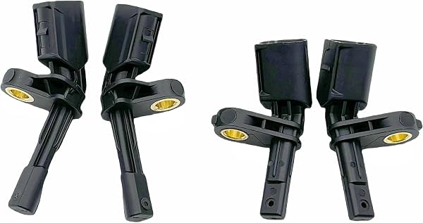 Juego de 4 sensores de velocidad de rueda ABS delanteros y traseros para Volkswagen VW Passat Jetta Tiguan Beetle GTI EOS Golf CC, para Audi TT 2008-2015, para Seat Leon 2007-2011, OE# 1K0927807 1K0927808 WHT003856