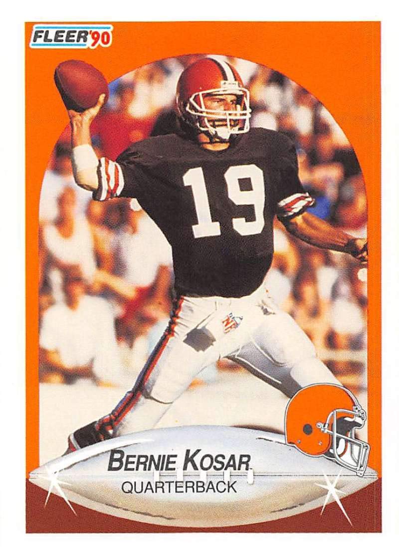 Amazon.com: 1990 Fleer Football #51 Bernie Kosar Cleveland Browns