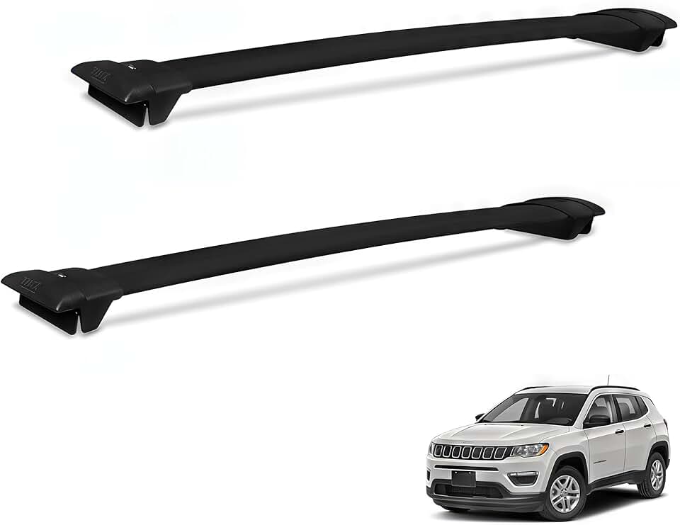 Rack Travessa Teto Compass 2016 a 2026 Preto T9384P Track