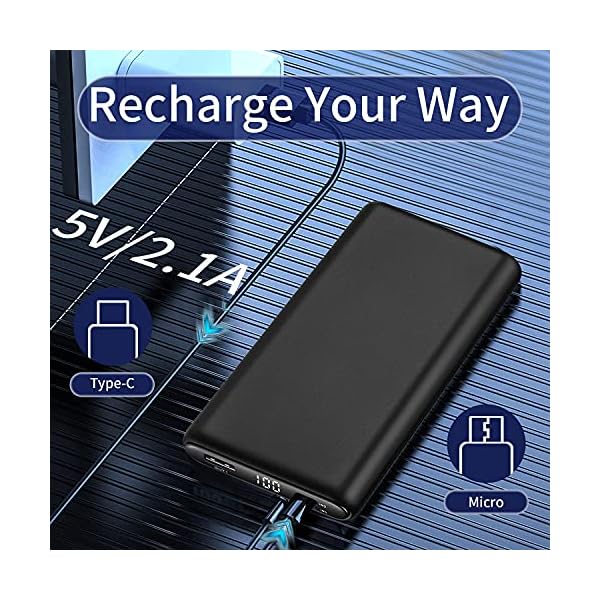 Portable-Charger-Power-Bank-30000mAh-Huge-Capacity-External-Battery-Pack-Dual-Inputs-with-Intelligent-LCD-Display-Compatible-with-Smart-PhonesAndroid-DevicesTablets-and-Others2021-Version-Black Portable Charger,22.5W PD/QC3.0 Super Fast Charge 30000mAh Power Bank with Flashlight Type-C in/Out Built-in 4 Cables 6 Outputs Phone Holder Quick Phone Charging Battery Pack Compatible Smart Devices