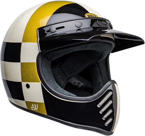 Bell Casco Moto-3 (ATWLYD Orbit Gloss WhiteBlack - M)