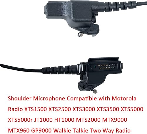 Miniatura 6 de Speaker Mic Shoulder Microphone Compatible with Motorola Radio XTS1500 XTS2500 XTS3000 XTS3500 XTS5000 XTS5000r JT1000 HT1000 MTS2000 MTX9000 MTX960