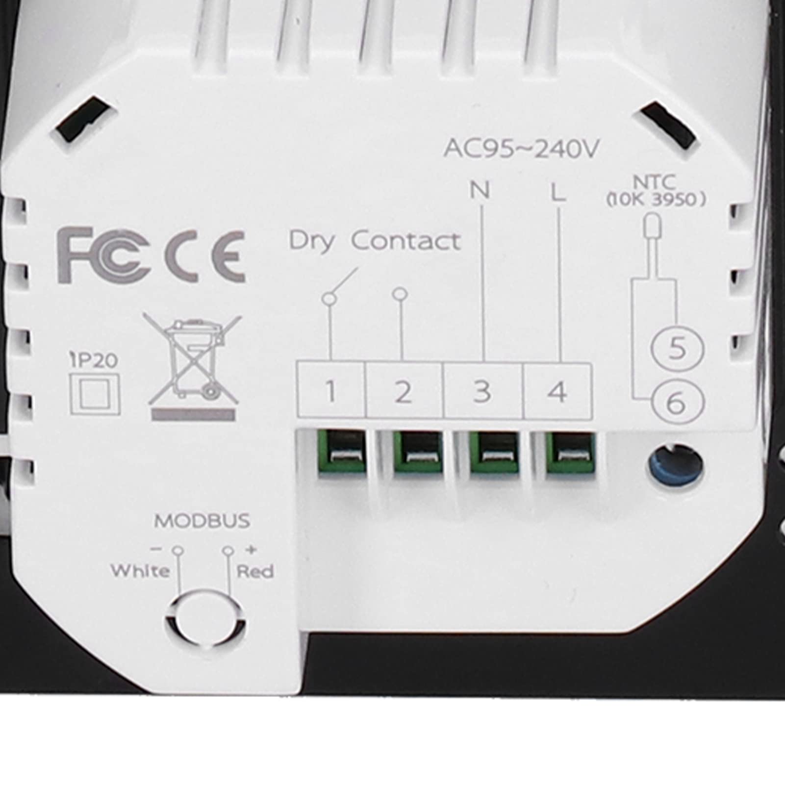 Yctze Termostato Intelligente con Touchscreen LCD da 4,8 Pollici per Un Accurato Controllo della Temperatura - Termostato Programmabile AC e Scaldabagno (#1)