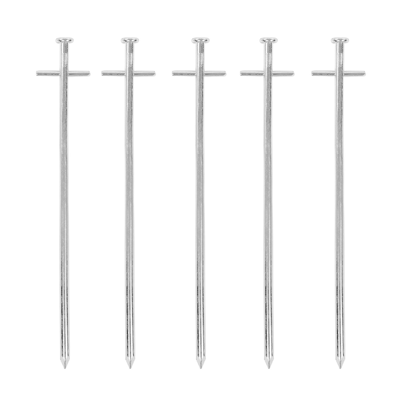 Summit 20 Picchetti In Acciaio Per Terreni Duri – 18 Cm X 3 Mm, Con Custodia Impermeabile