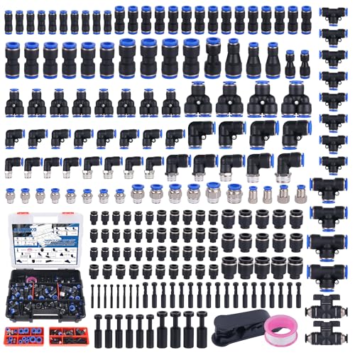 200 PCS Quick Connect Air Hose Fitting Kit