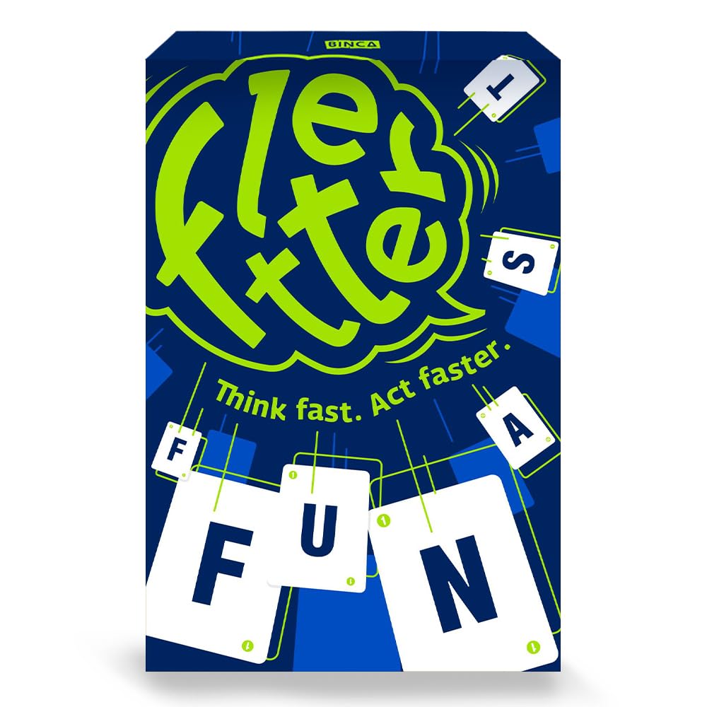 Fletter - Word Game, Educational Card Games, 8 Year Old Girl Birthday Gifts, Fun Fast-Paced Vocabulary Challenge for Game Night, Gifts for Boys & Girls Ages 7, 8, 9, 10