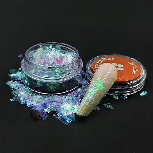 Decoração para unhas encapsulada Flake Furta Cor