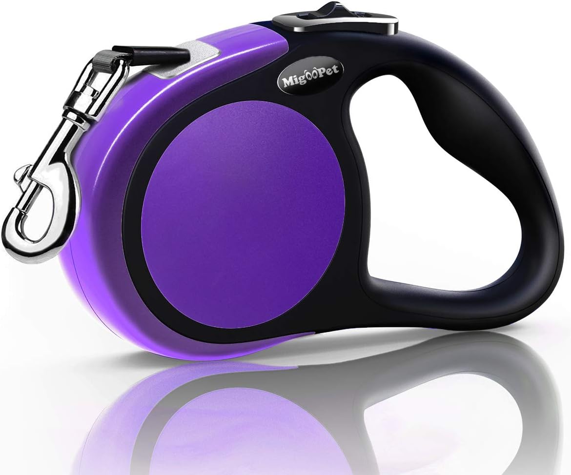 Amazon.com : Hertzko Heavy Duty Retractable Dog Leash with Built-in
