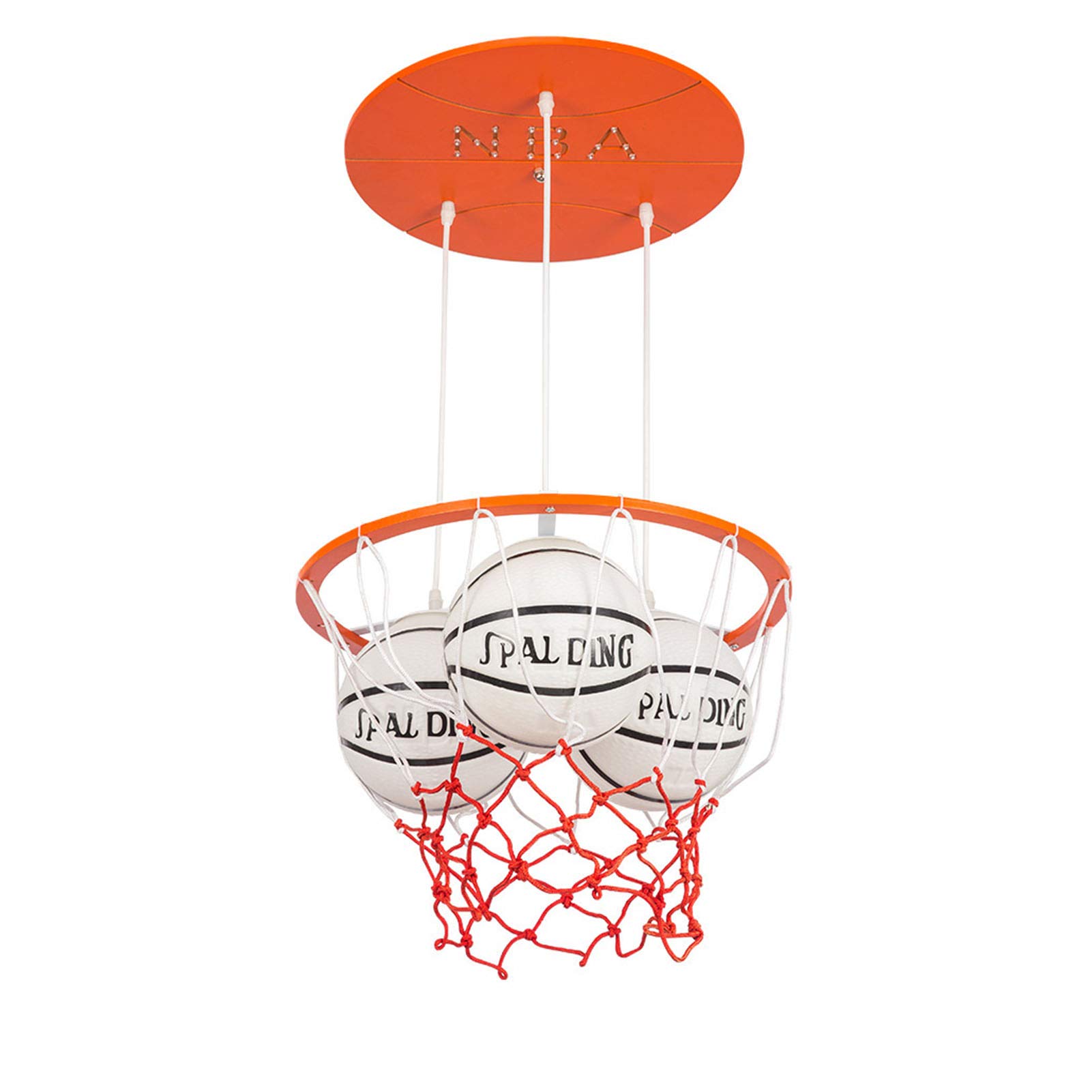 Suspension basket-ball réglable avec diffuseur orange moderne 45cm - 8