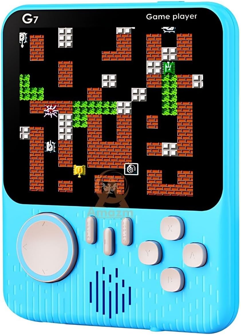 Amazm (𝟏𝟎 𝐘𝐄𝐀𝐑𝐒 𝐖𝐀𝐑𝐑𝐀𝐍𝐓𝐘) Retro Classic Game Box 3.5 Inches Screen G7 | 666 in 1 Games Box | TV Video Handheld Console | Video Game for Kids 7 to 10 Years (Assorted Color)