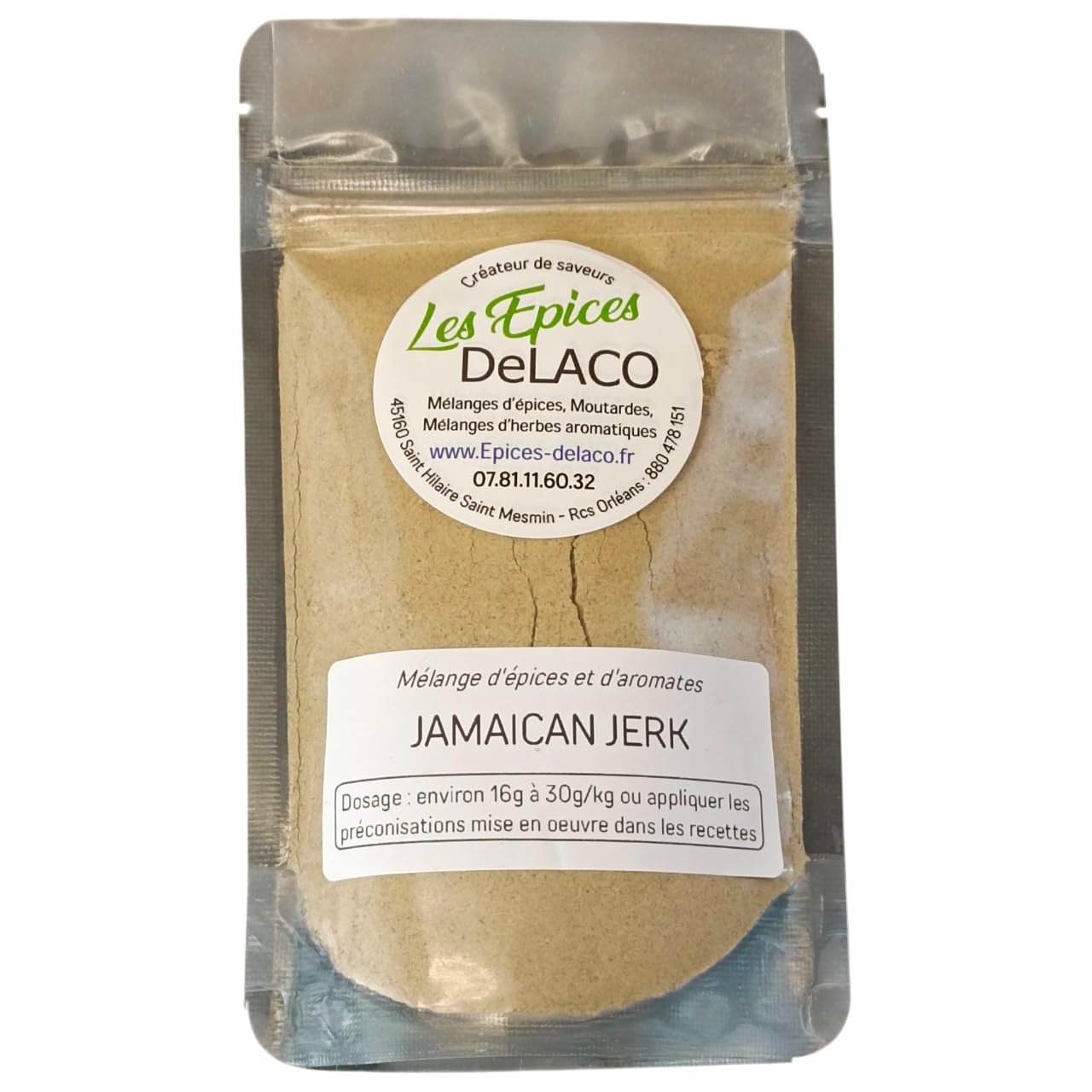 Mélange JAMAICAN JERK 400g XL | Les Epices DeLACO | Epices, herbes, aromates, aide culinaire pour assaisonnement : viandes, poissons, légumes, marinades, barbecue, grillades