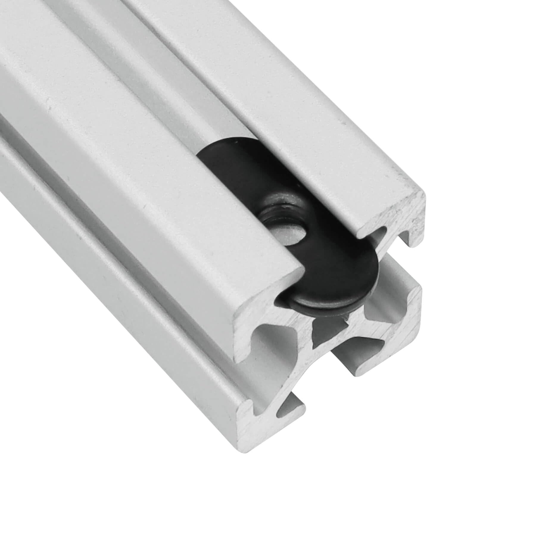 Bueyfolt 1/4-20 Centered Thread Slide In Economy T-Nut For T Slot Track,Applicable To 10 Series Or 1.0'' Base Aluminum Extrusion(25-Pack - View #2