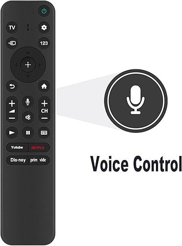 Miniatura 2 de Allimity RMF-TX800U RMFTX800U - Control remoto de comando de voz de repuesto compatible con Sony Bravia LED TV KD-43X85K KD-50X85K KD-55X85K