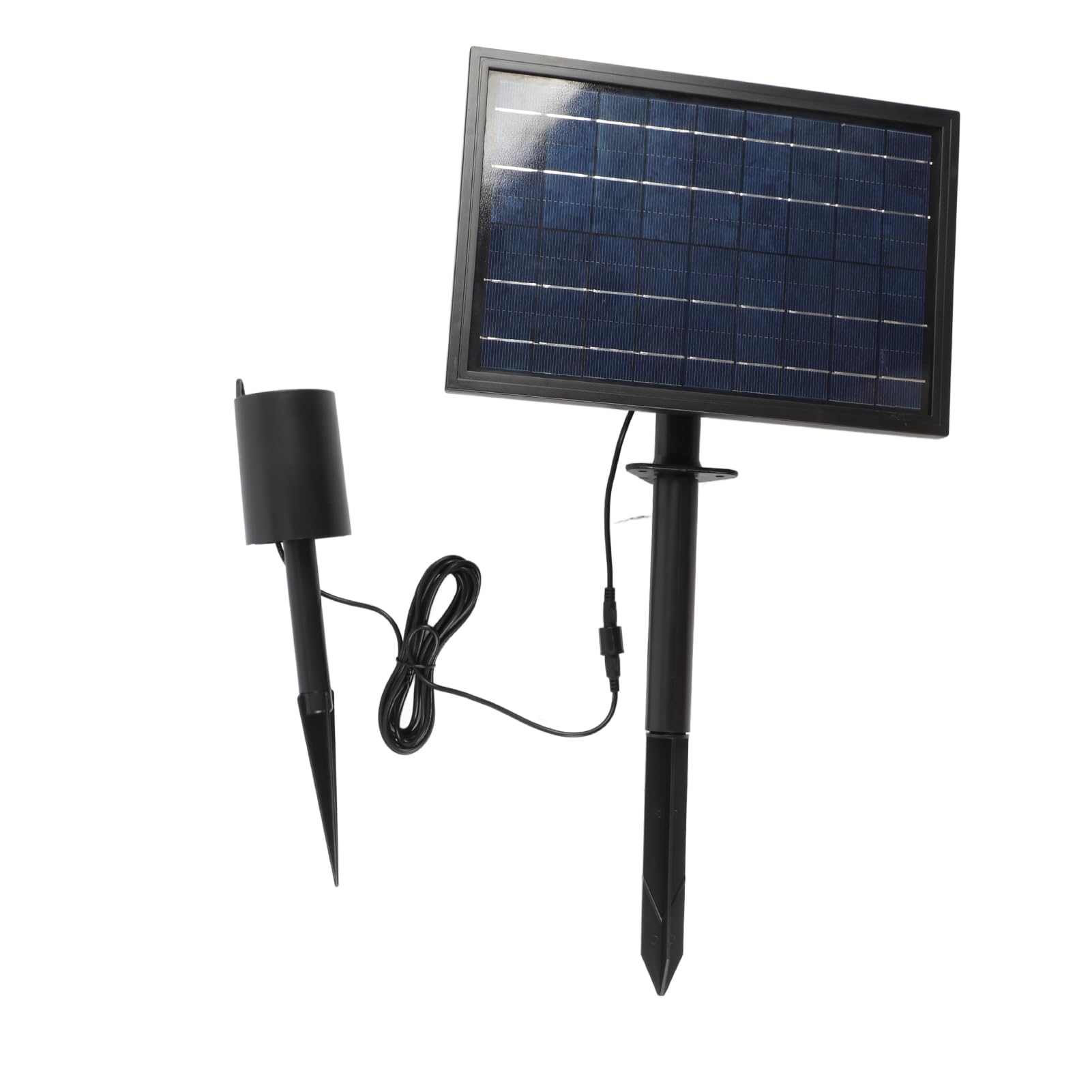 Bomba de oxígeno solar, 10 V, 8 W, aireador solar para estanque con batería, tubo de 2,5 m, 2 piedras de aire, 3 modos de trabajo, bomba de aire solar, oxigenador de acuario, bomba de oxígeno